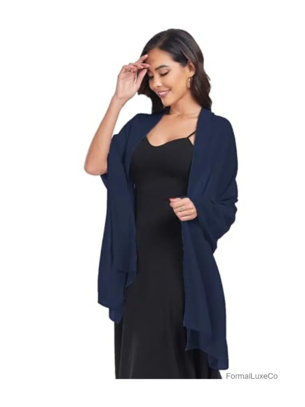 Chiffon Shawl Wrap Scarf for Women Evening Wedding